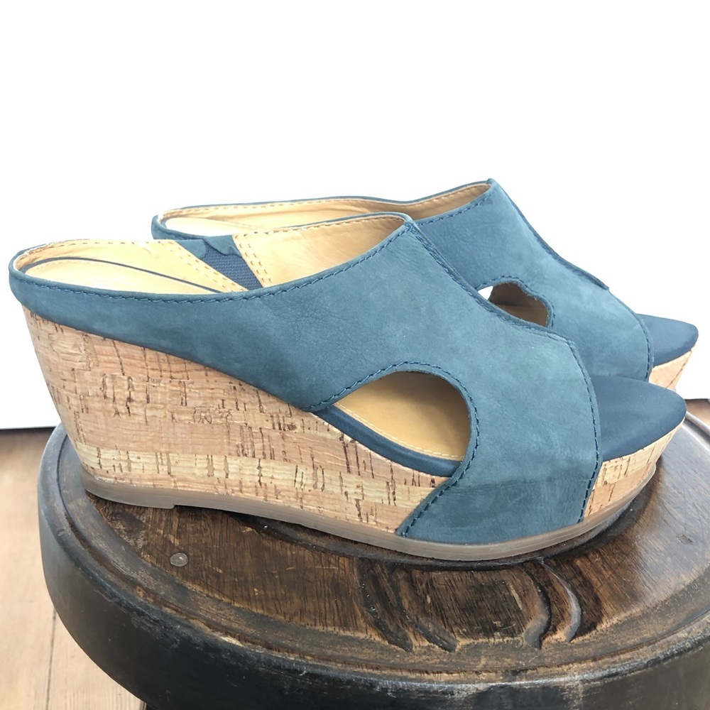 Franco Sarto Artist Collection Fiora Wedge Sandal Size 6.5M